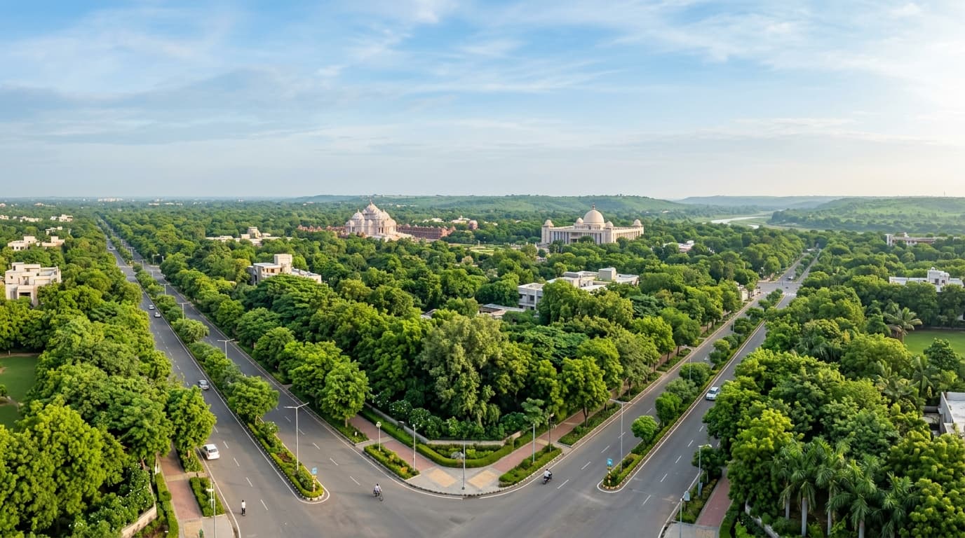 Gandhinagar City Backdrop